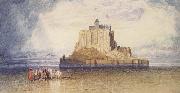 John sell cotman Mont St.Michel,Normandy (mk47) oil on canvas